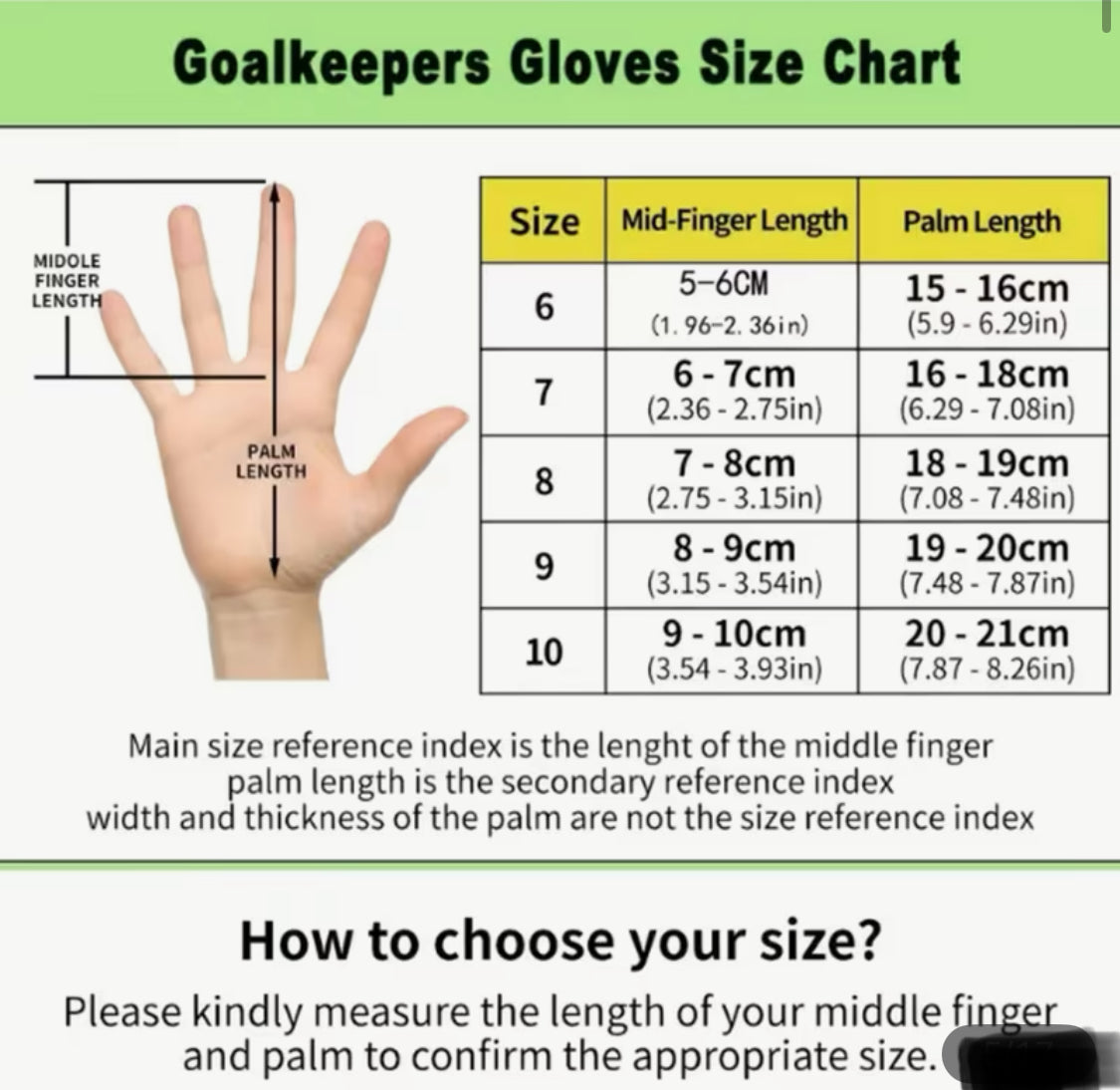 Keepers handschoenen voor doelman